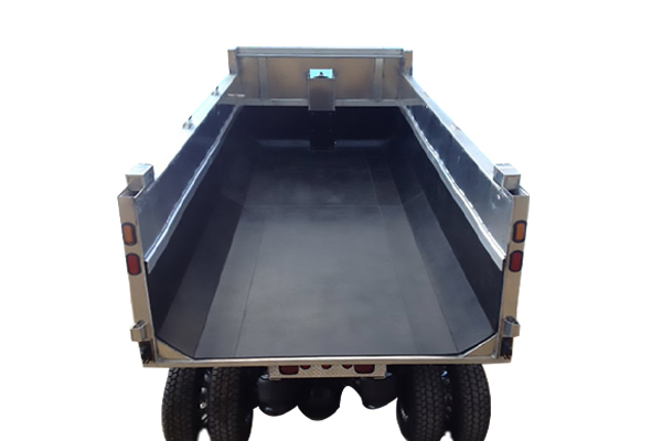 Truck dump UHMW bed liner